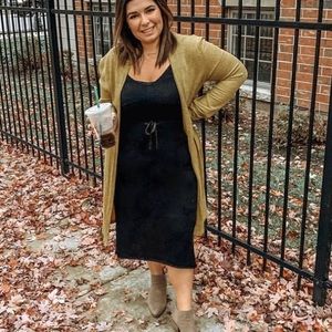 Black knit VICI Collection dress